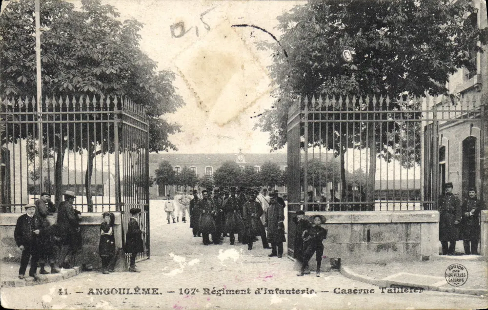 Angoulême — 107. Infanterieregiment — Kasernen Taillefer - Vorderseite