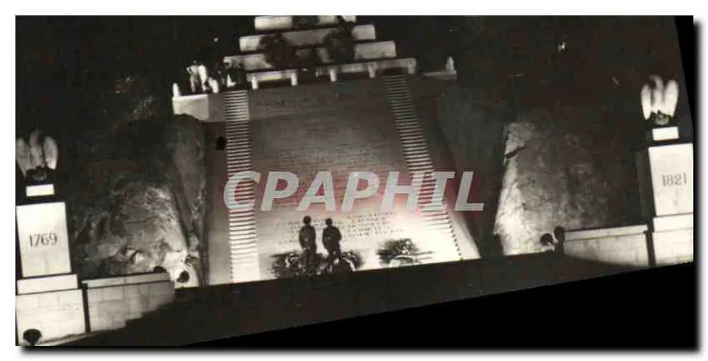 Estátua de Napoleão na gruta — Ajaccio — Les Éditions A. Tomasi - Frente