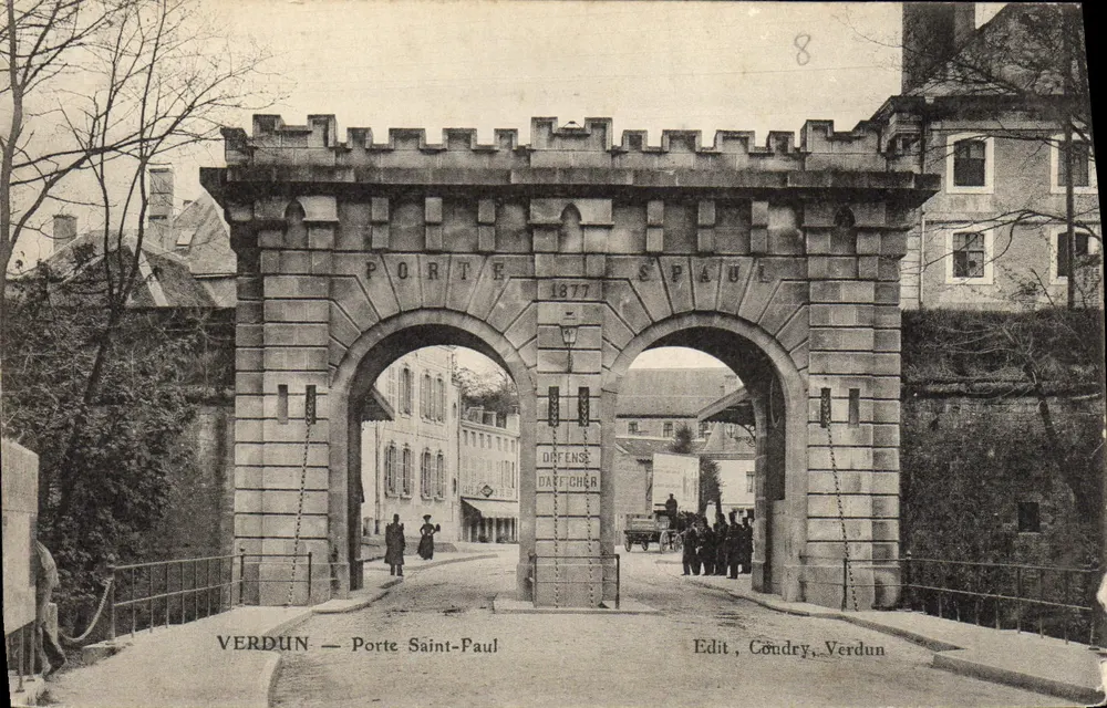Verdun — Porta São Paulo — Edit. Coudry, Verdun - Frente