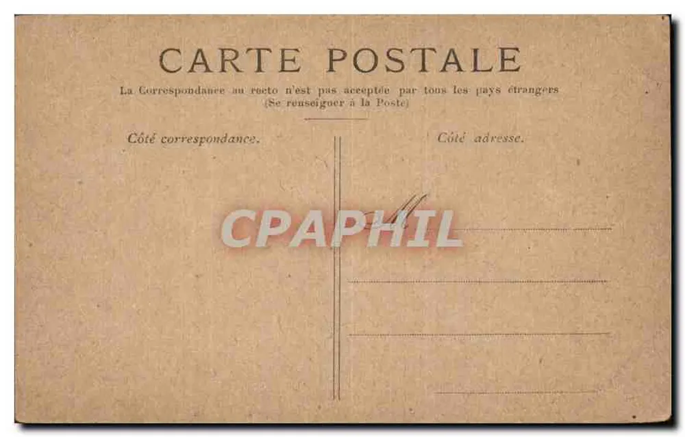 Paris — A Coluna Vendôme — Editor não identificado, número de série não visível - Verso