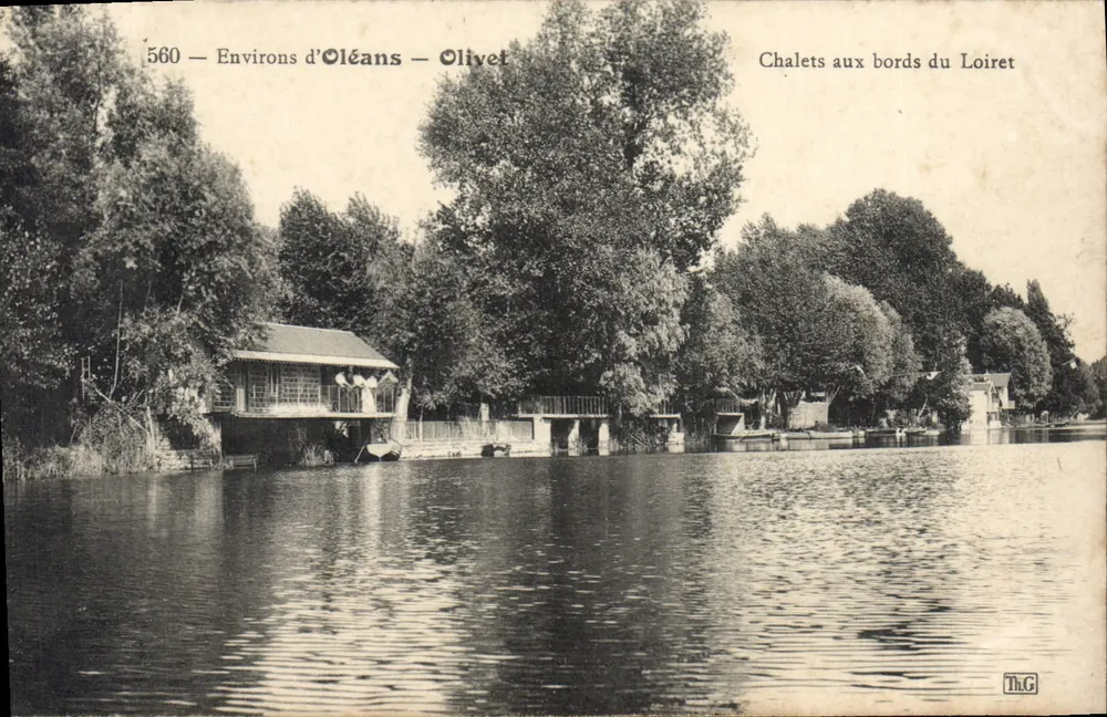 Um Orléans - Olivet — Chalets an den Ufern des Loiret — Th.G - Vorderseite