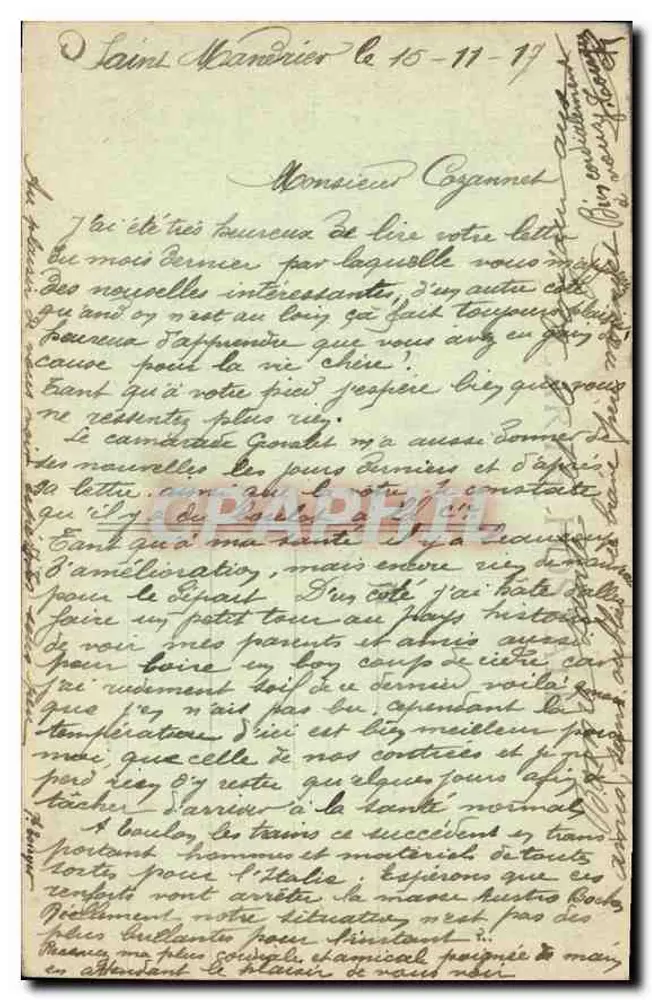 Toulon — Museu de Belas Artes — L.R. - Verso