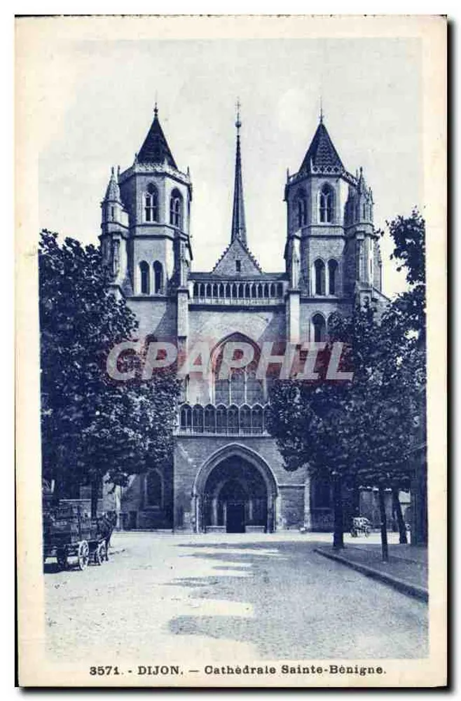 Dijon — Catedral Santa Bénigne — editor Girardot & Cie, n° 3571 - Frente