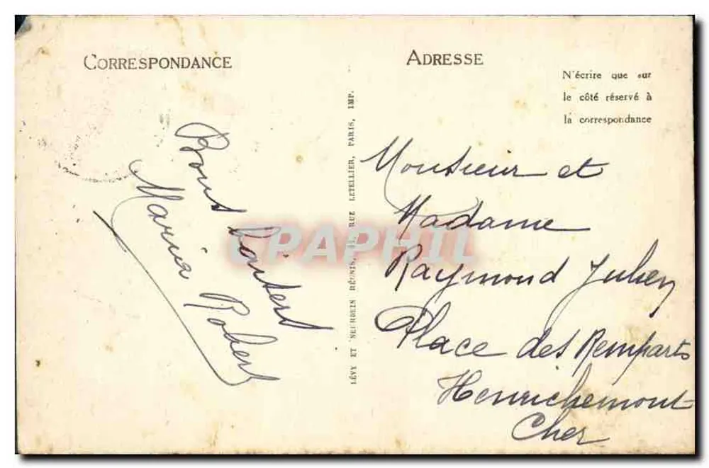Bézulieu - Der Boulevard Gordon-Benett und La Petite Afrique - LL - Rückseite