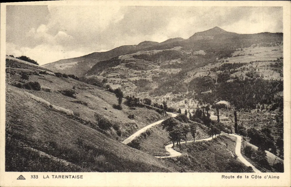Rodovia da Costa d'Aime — La Tarentaise — Editor La Tarentaise, n° 333 - Frente