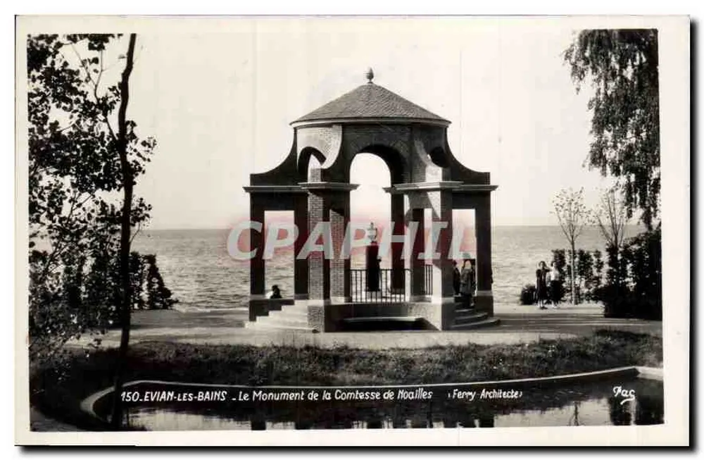 Evian-les-Bains — O Monumente da Condessa de Noailles — Arquiteto Ferry - Frente