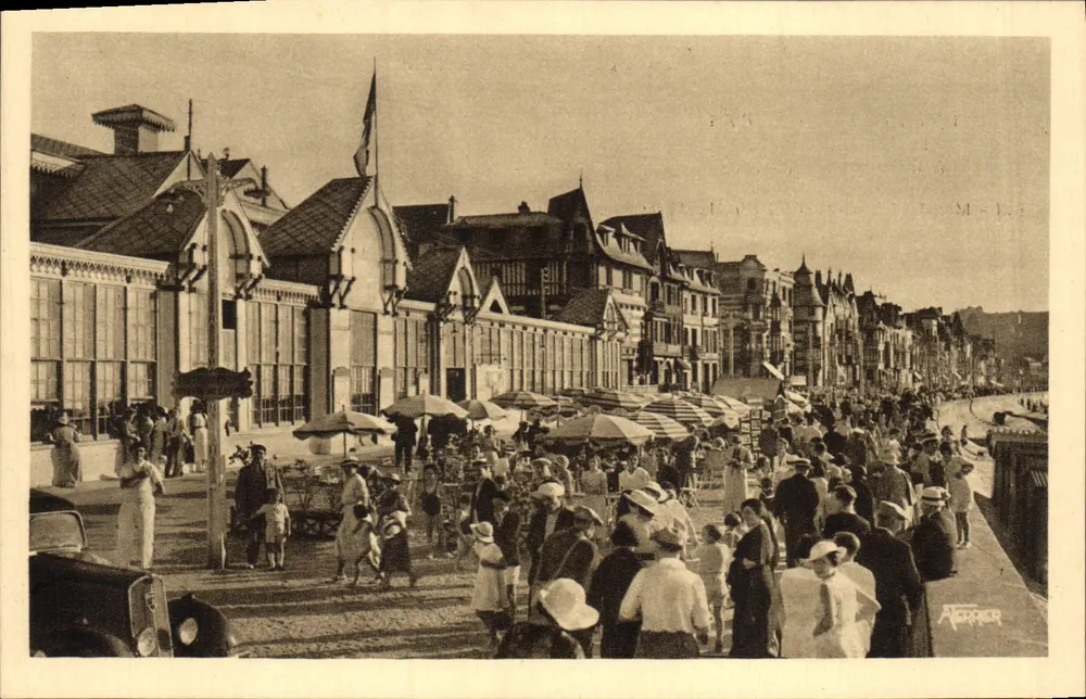 Das Casino und die Villen — Treport-Eu-Mers — Kunst-Helioengravur-Ausgabe - Vorderseite