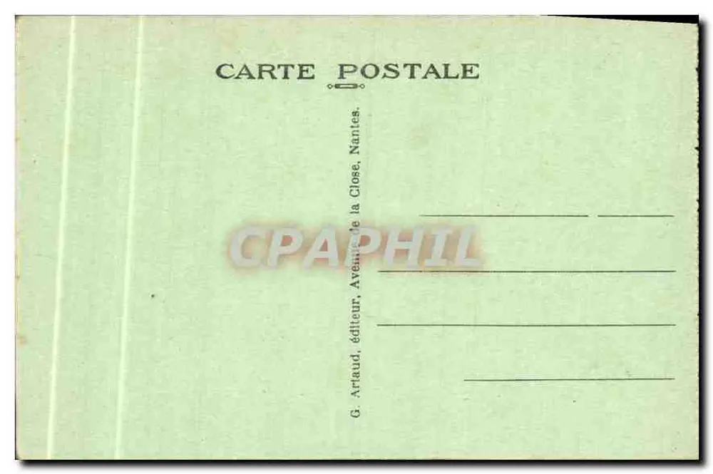 Le Tréport (S.-Inf.) — Katedra św. Jakuba — G. Artiaud, Nantes - Rewers