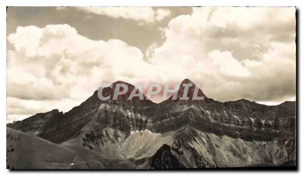 Montanhas alpinas — Brenleire 2357 m, Foliéran 2332 m — S. Gasson fot., Bulle - Frente