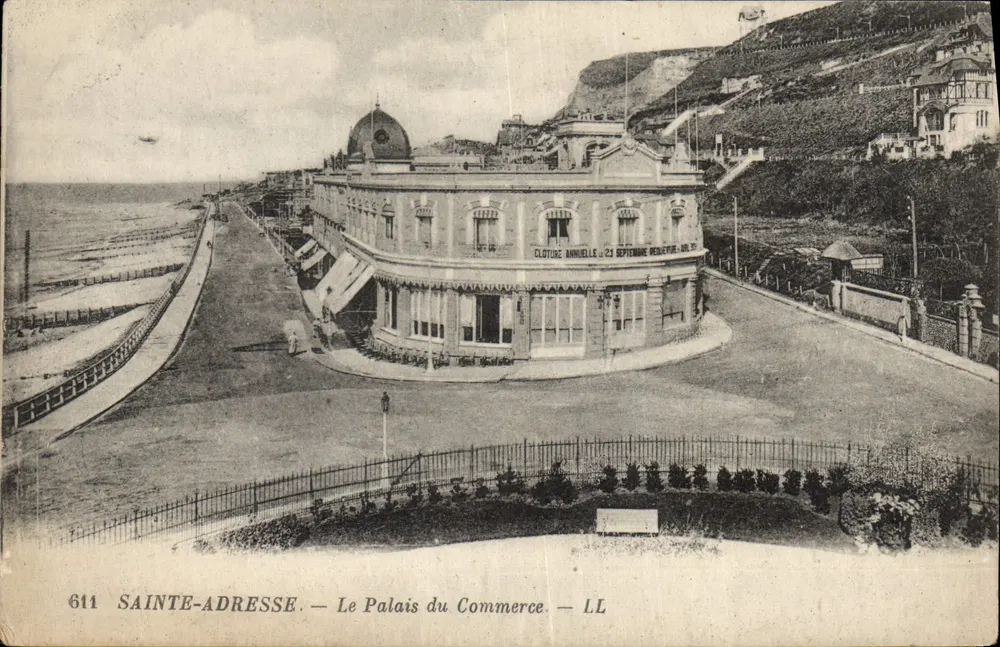 Sainte-Adresse — O Palácio do Comércio — LL - Frente