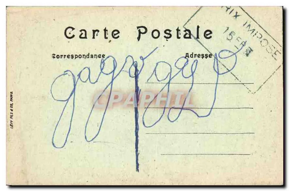 Saint-Brieuc — Tal der Gouët am Rond-Point Alfred-de-Musset — LL - Rückseite