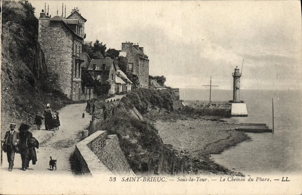 Saint-Brieuc — Unter der Turm — Der Weg zum Leuchtturm — LL - Vorderseite