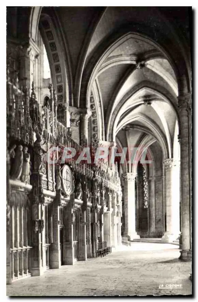 Chartres (Eure-et-Loir) — A Catedral, o Déambulatório — Edições La Cigogne, Rouen - Frente