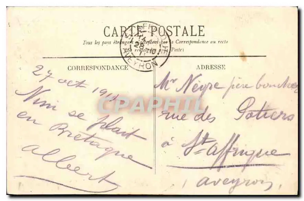 Die pittoreske Niedernormandie — Abreise zur Hochzeit — Verlag nicht sichtbar - Rückseite