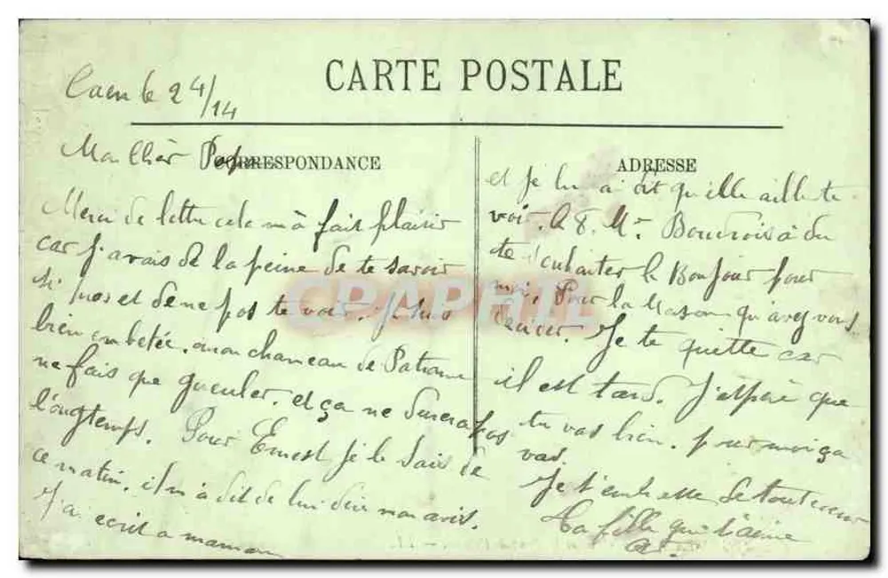 Argentan — L'Orne e o Ponte da Orne — LL. - Verso