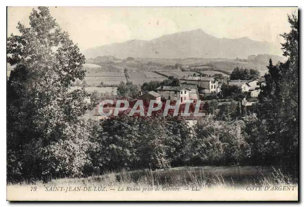 Saint-Jean-de-Luz — La Rhune von Ciboure aus — LL. Côte d'Argent - Vorderseite