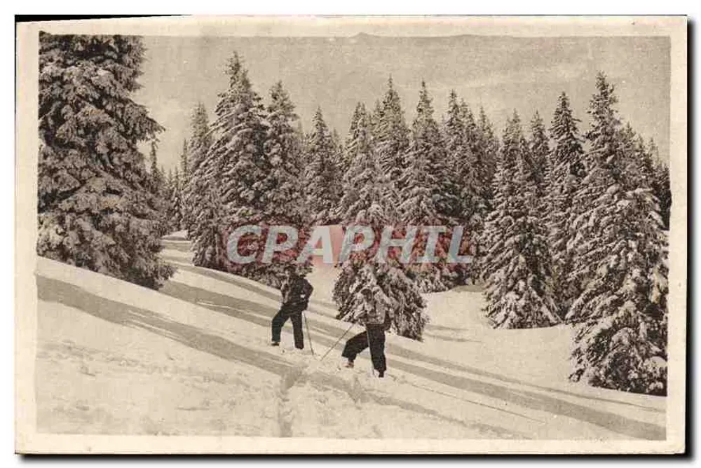 Les Écharmeaux (Rhône) — Wintersport — IMP. BOURGEOIS - SAONE - Vorderseite