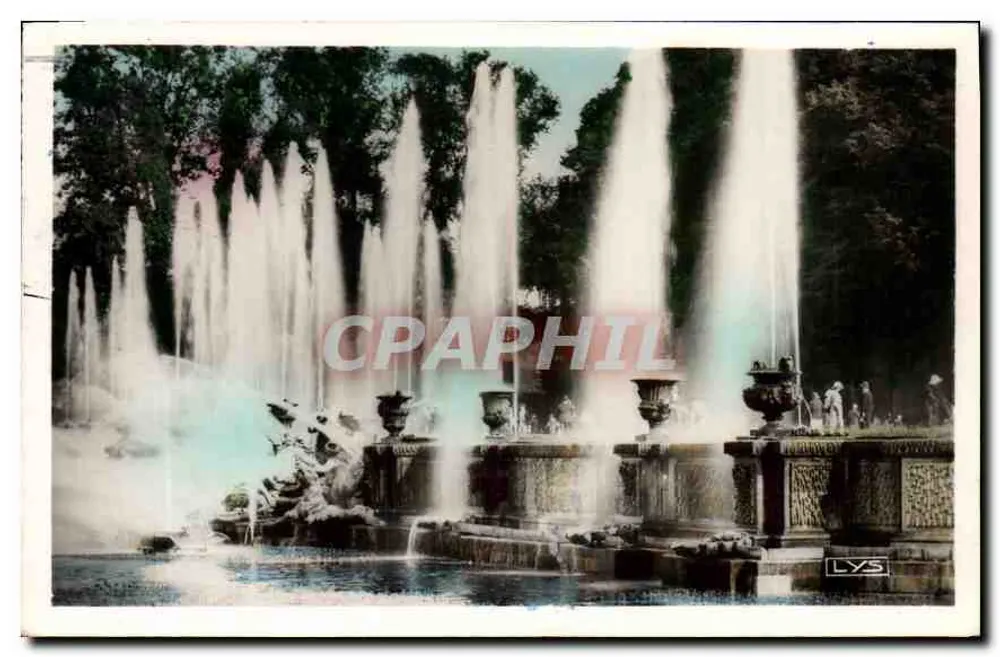 Bassin des Neptun — Versailles — Éditions d'Art LYS n°214 - Vorderseite