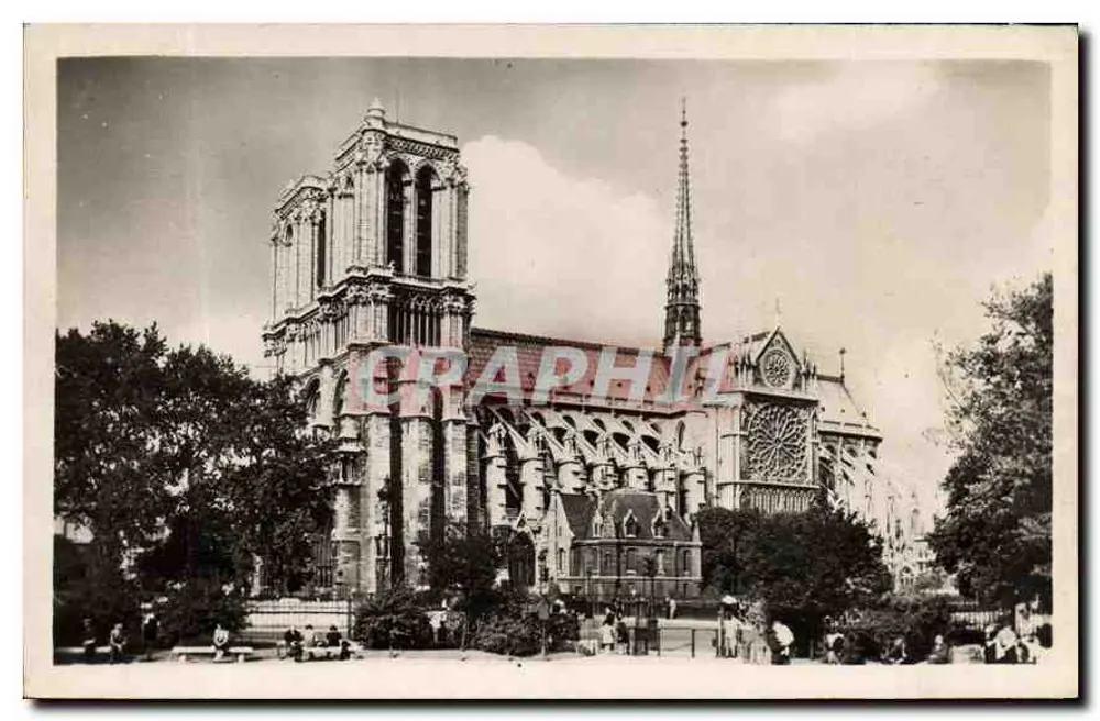 Nossa Senhora de Paris — vista da fachada e do campanário — Edição Paris, n°15 - Frente