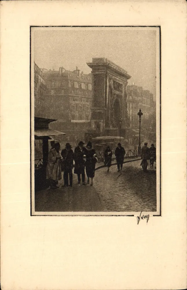 Paris. Em passeio — Edição de Arte YVON, n°21 - Frente