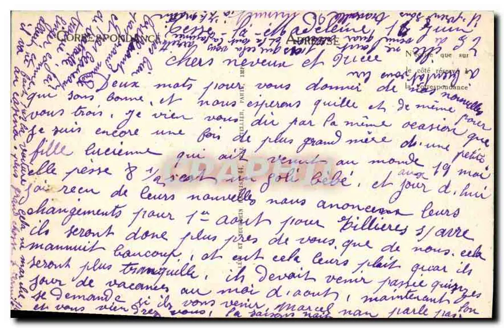 Bagnolles-de-l'Orne — Les bords du lac — Éditeur L.C. n°339 - Verso
