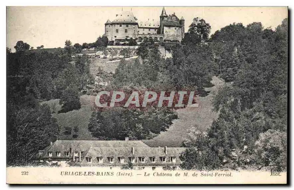 Uriage-les-Bains (Isère) — Schloss des Herrn de Saint-Ferriol — Jhot. - Vorderseite