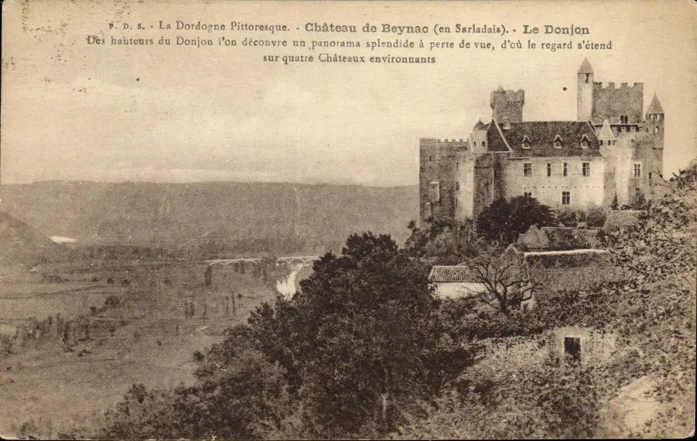 Schloss Beynac (in Sarladais) — Le Donjon — F.D.S. La Dordogne Pittoresque - Vorderseite