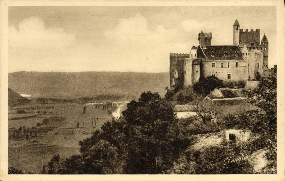 Schloss Beynac — pittoreske Dordogne — Verlag Daudlat - Vorderseite