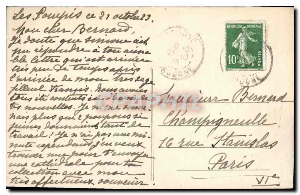 Périgueux — Abside da Catedral — Editor desconhecido, n° 106 - Verso