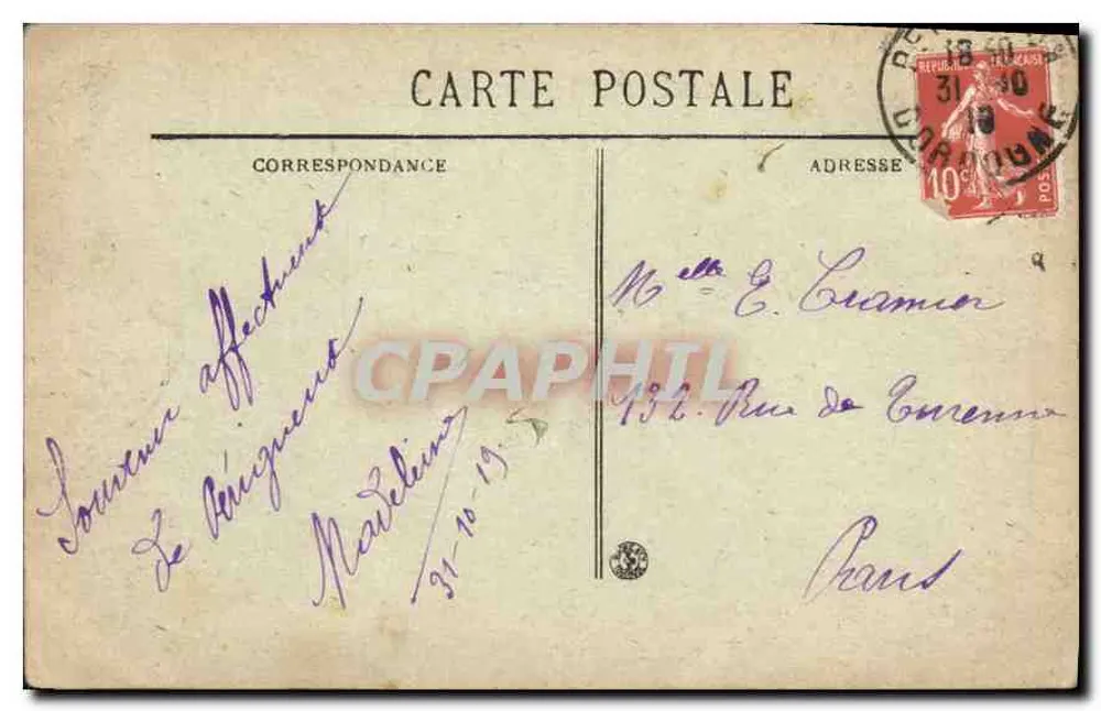 Périgueux — Vista General - Faubourg Saint-Georges - BR - 4102 - Reverso