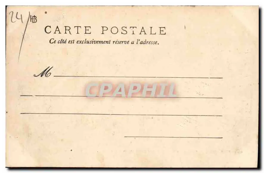 Périgueux — Ruínas do Castelo Barrière (séculos X e XII) — Henry Guillier, 31, 32 bis e 44, rue Fonneuve — Libourne - Verso