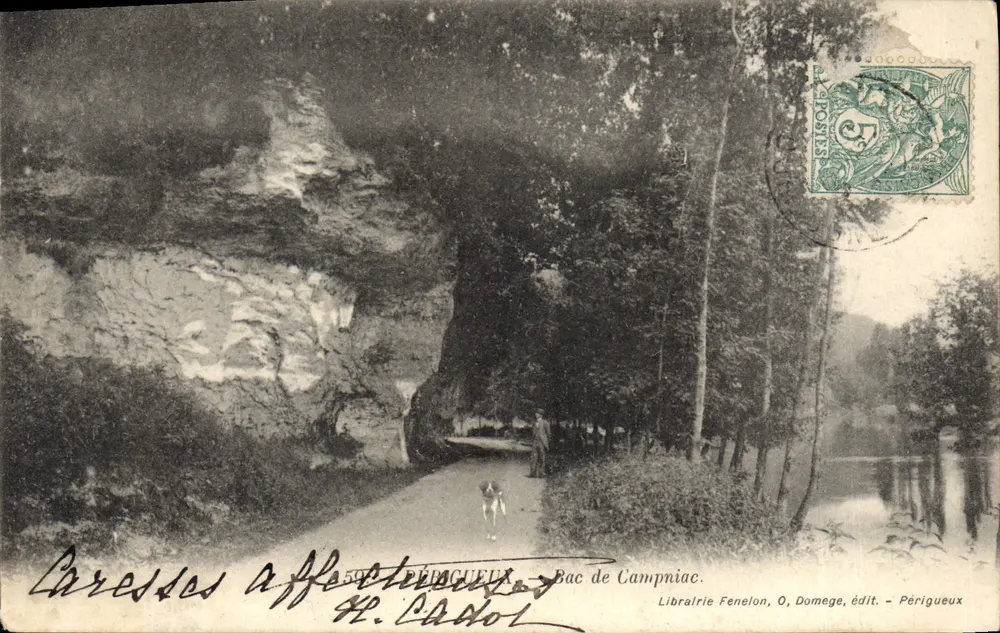 Bac de Campniac — Périgues — Książnica Fenelon, O. Domege, wyd. — Périgueux - Awers