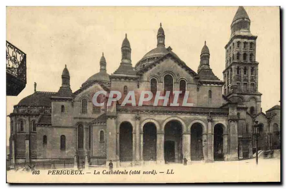 Périgueux — A Catedral (lado norte) — LL, n° 403 - Frente