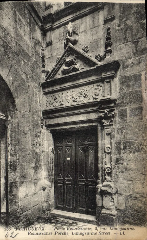 Renaissance-Tor, 3, rue Limogeanne — Périgueux — LL - Vorderseite