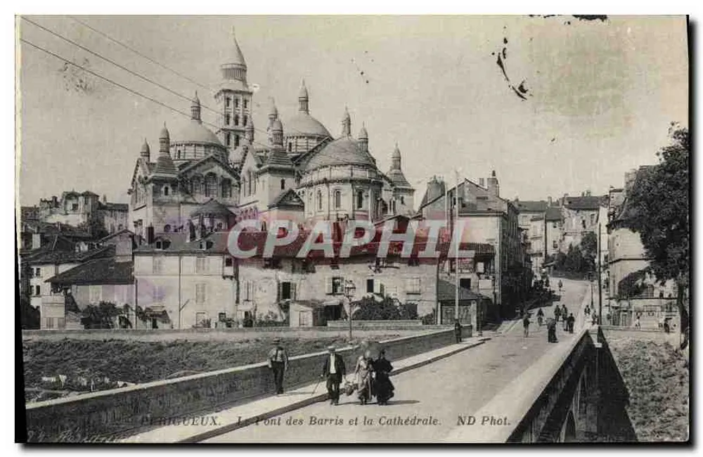 Périgueux. Der Pont des Barris und die Kathedrale — ND Fotografie - Vorderseite