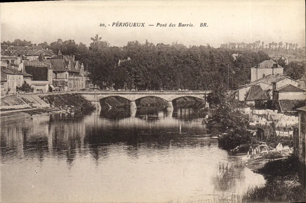 Périgueux — Pont des Barris — Bouillon - Awers