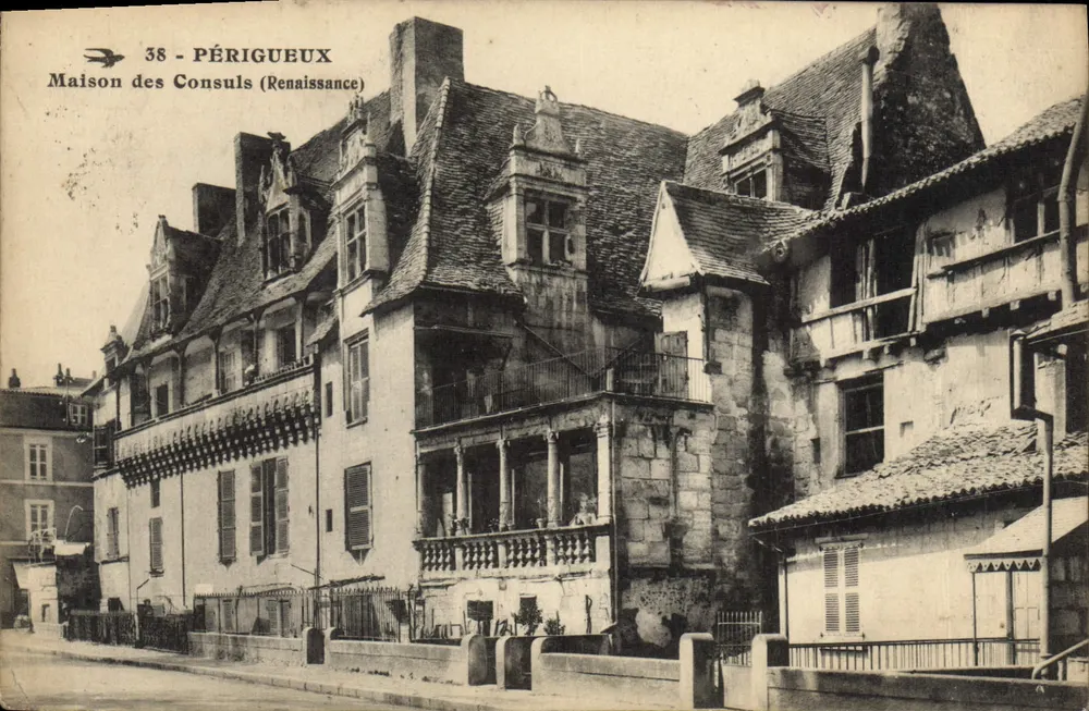 Périgueux — Casa dos Conselheiros (Renascimento) — Editor desconhecido, n° 38 - Frente