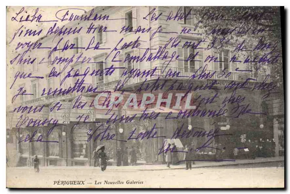 Périgueux — As Novas Galerias — Editor Graphil, número de série não visível - Frente