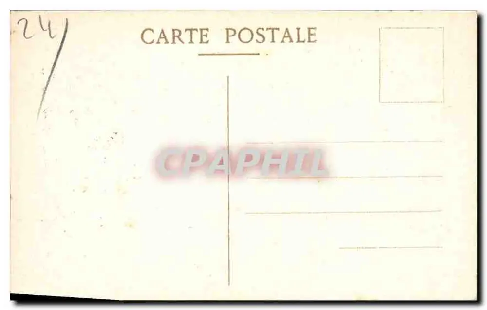 Périgueux — Vista Geral — Cliché da Compagnie Aérienne Française - Verso