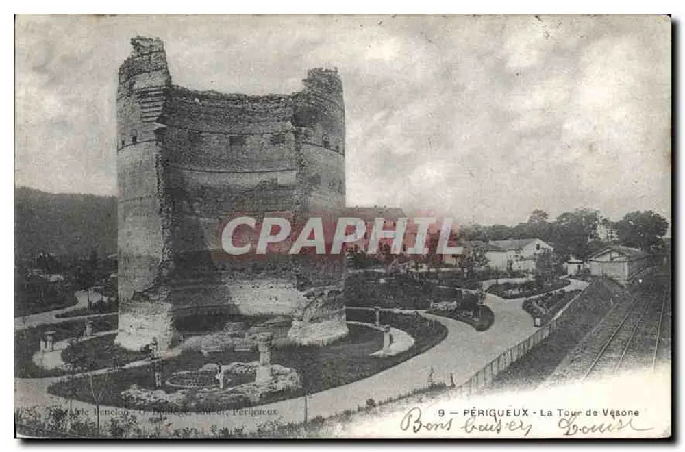 Périgueux - A Torre de Vésonne — editor Bons Causer, n°9 - Frente