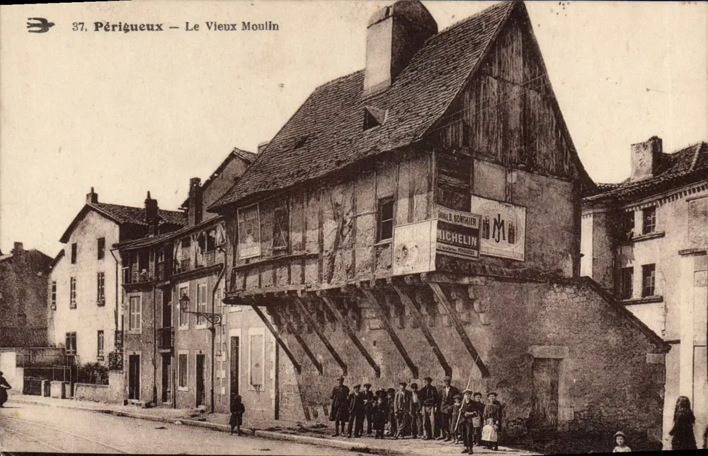 Périgueux — Das alte Mühle — Verlag Michelin, Nr. 37 - Vorderseite