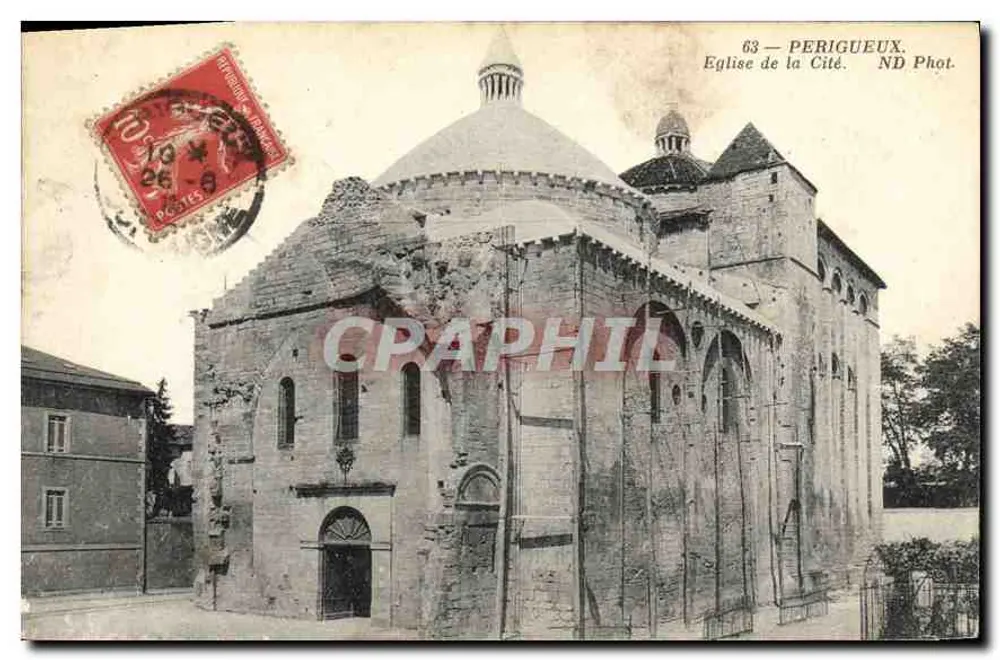 Igreja da Cidade — Périgueux — ND Phot. - Frente