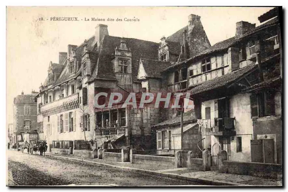 Périgueux - A Casa Dita dos Consules — Librairie Cénoter, n°18 - Frente