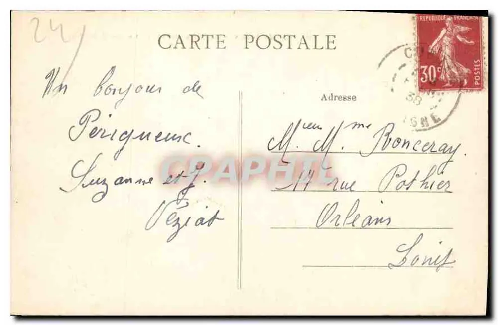 Périgueux — Kathedrale Saint-Front und Ufer der Isle — Verlag Périgueux, Nr. 7 - Rückseite