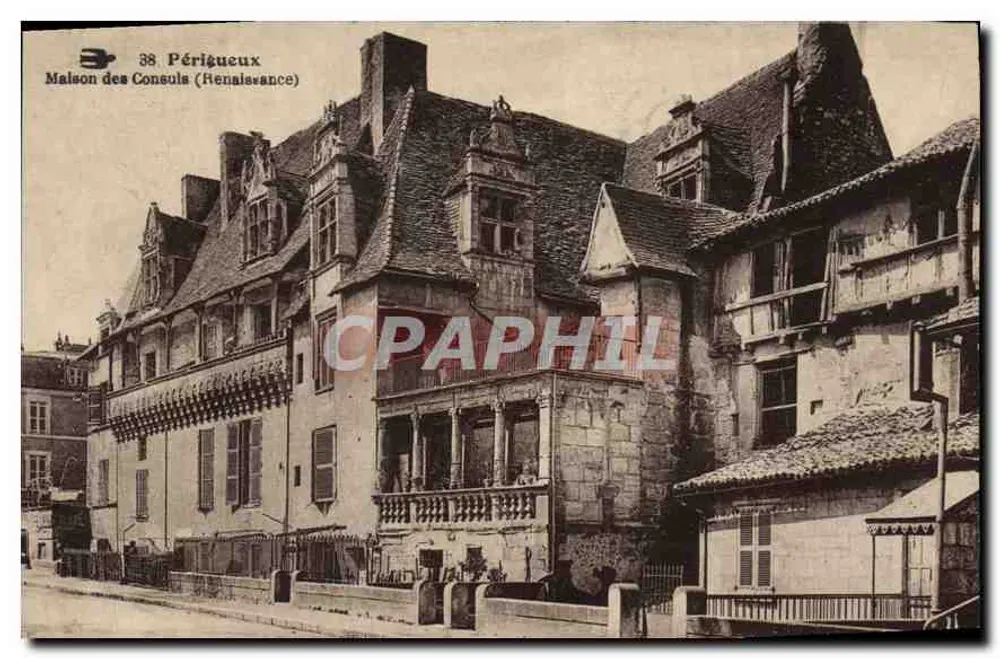 Périgueux — Casa dos Consules (Renascimento) — editor não visível - Frente