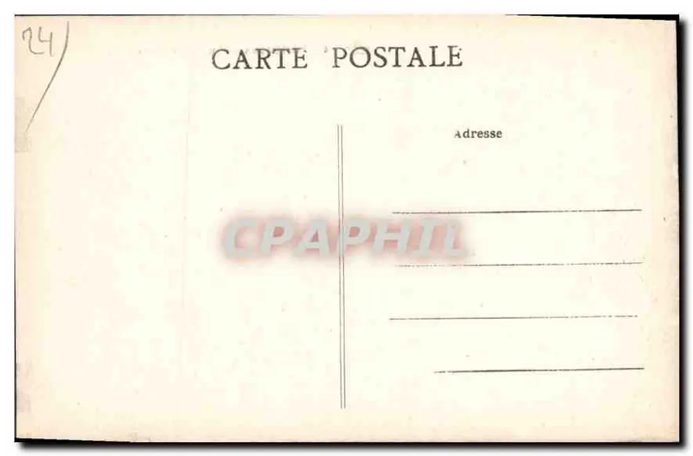 Périgueux — Vista tirada de Cachepur — editor não identificado, n° 42 - Verso