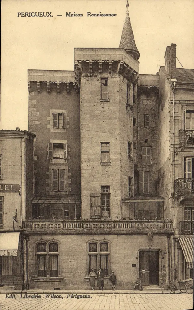 Périgueux — Casa Renascentista — Livraria Wilson, Périgueux - Frente
