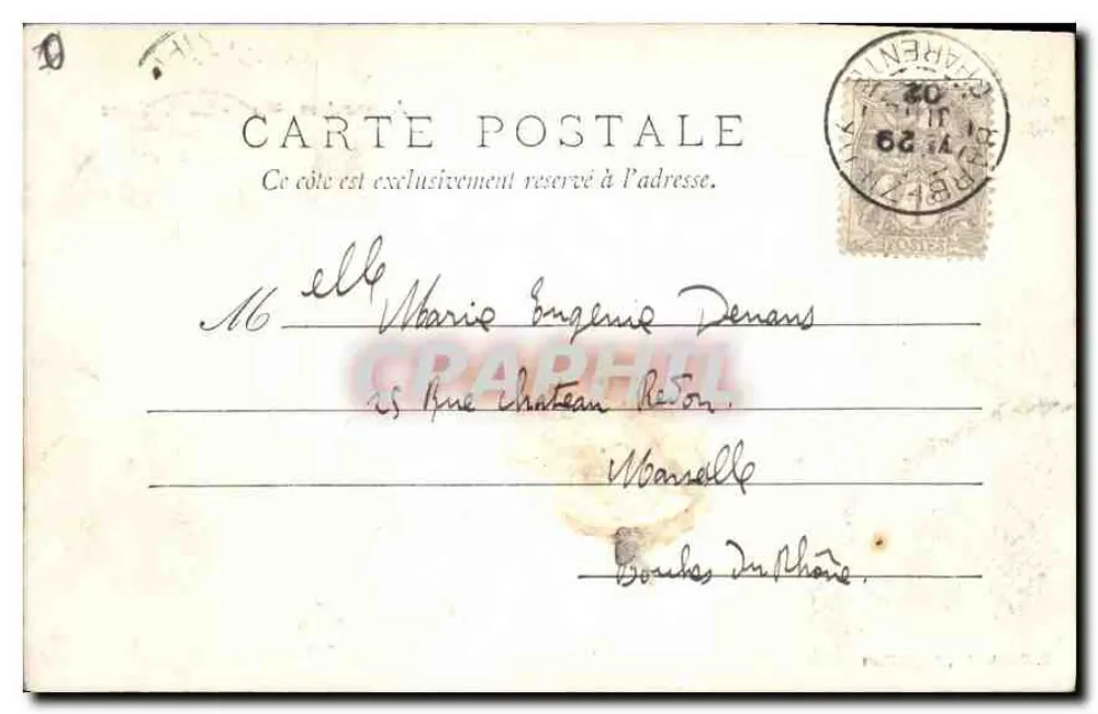 Angoulême — O Teatro — E. Constantin, Angoulême - Verso