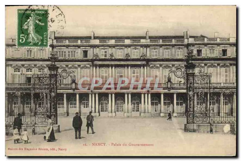 NANCY — Palácio do Governo — Maison des Magasins Réunis, editora, Nancy - Frente
