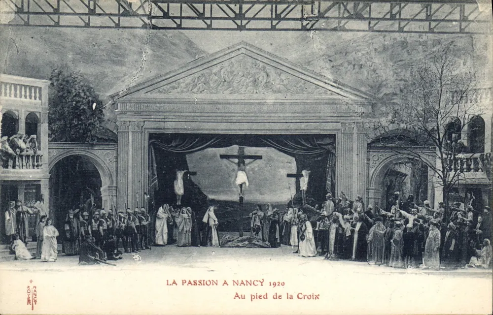 Die Passion in Nancy 1920 — Am Fuße der Kreuzes — Verlag NANCY - Vorderseite